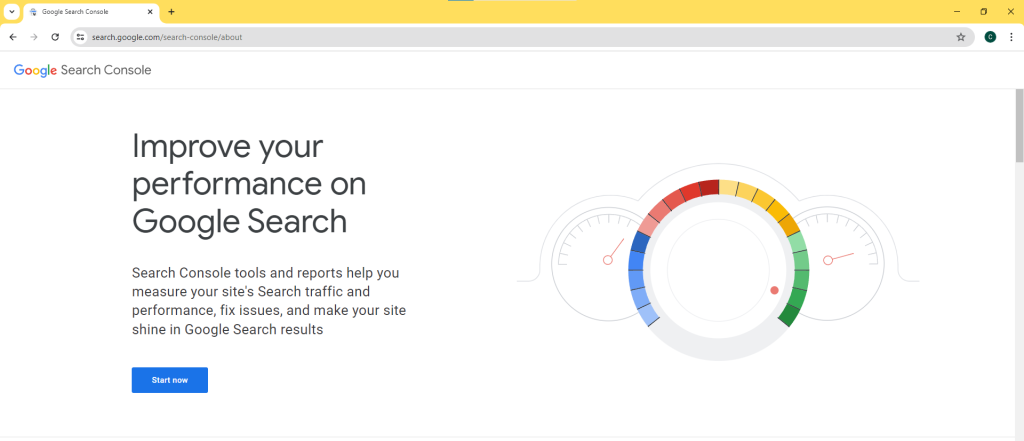 Step 2: Signing In Google Search Console